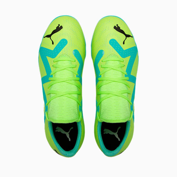Botines de fútbol FUTURE Play TT, Fast Yellow-PUMA Black-Electric Peppermint, large-ARG