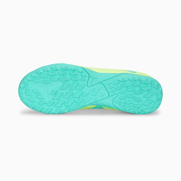 Botines de fútbol juveniles FUTURE Play TT, Fast Yellow-PUMA Black-Electric Peppermint, large-ARG