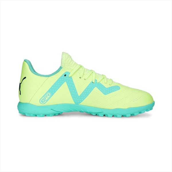Botines de fútbol juveniles FUTURE Play TT, Fast Yellow-PUMA Black-Electric Peppermint, large-ARG