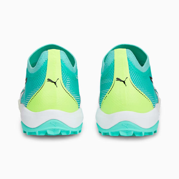 Botines de fútbol para hombre ULTRA Match TT, Electric Peppermint-PUMA White-Fast Yellow, large-ARG