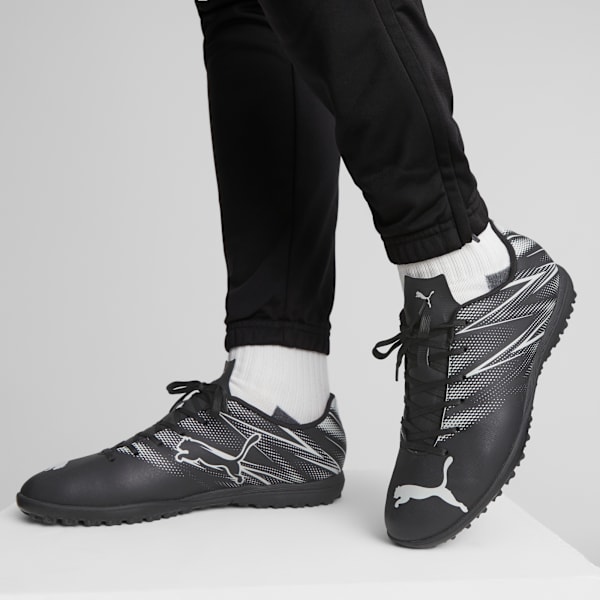 Tacos de futbol ATTACANTO TT, PUMA Black-Silver Mist, large-MEX