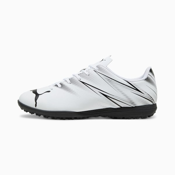 ATTACANTO TT Football Boots, PUMA White-PUMA Black, large-MEX
