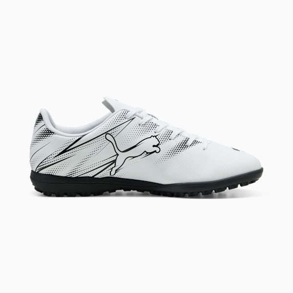 ATTACANTO TT Football Boots, PUMA White-PUMA Black, large-MEX