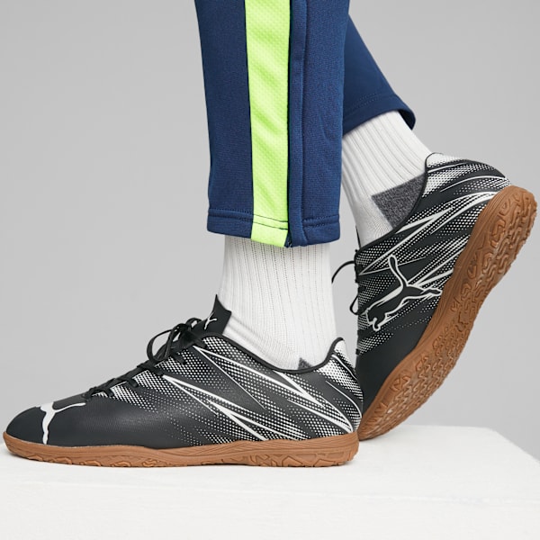 Tacos de futbol ATTACANTO IT, PUMA Black-Silver Mist, large-MEX