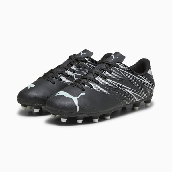 ATTACANTO FG/AG Youth Football Boots, PUMA Black-Silver Mist, large-MEX