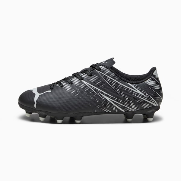 ATTACANTO FG/AG Youth Football Boots, PUMA Black-Silver Mist, large-MEX
