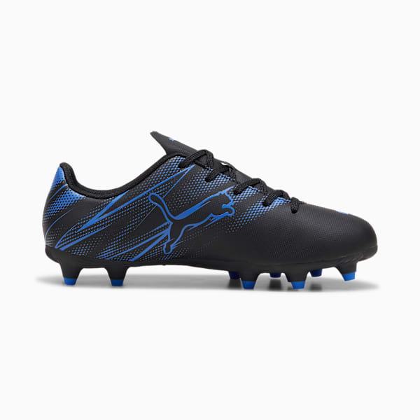 Tacos de futbol ATTACANTO FG/AG para adolescentes, PUMA Black-Bluemazing, large-MEX