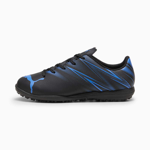 ATTACANTO TT Youth Football Boots, PUMA Black-Bluemazing, large-MEX