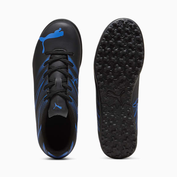 ATTACANTO TT Youth Football Boots, PUMA Black-Bluemazing, large-MEX