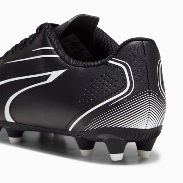 Tacos de fútbol adolescentes VITORIA FG/AG, PUMA Black-PUMA White, large-MEX
