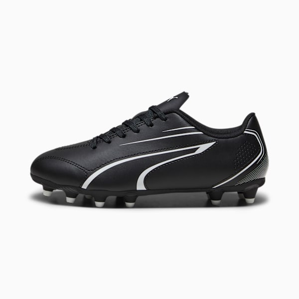 Tacos de fútbol adolescentes VITORIA FG/AG, PUMA Black-PUMA White, large-MEX