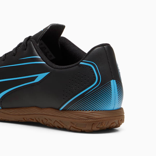 Tacos de fútbol VITORIA IT para adolescentes, PUMA Black-Luminous Blue, large-MEX