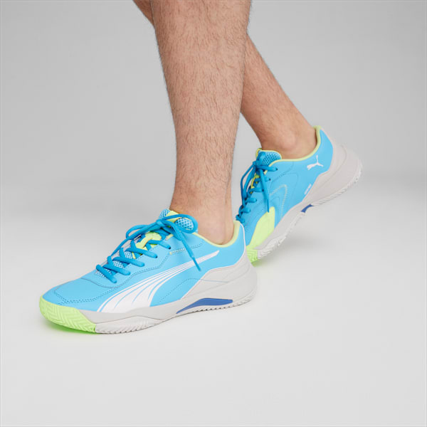 Tenis de pádel NOVA Smash, Luminous Blue-PUMA White-Glacial Gray, large-MEX
