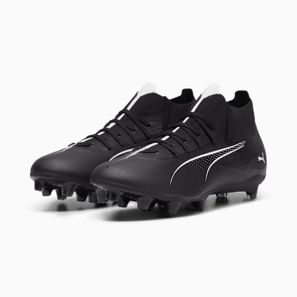 Tacos de fútbol ULTRA 5 MATCH FG/AG, PUMA Black-PUMA White, large-MEX