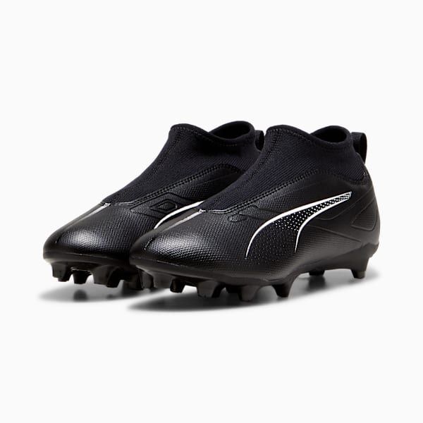 Tacos de fútbol adolescentes ULTRA 5 MATCH+ FG/AG, PUMA Black-PUMA White, large-MEX