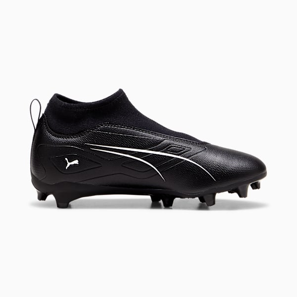 Tacos de fútbol adolescentes ULTRA 5 MATCH+ FG/AG, PUMA Black-PUMA White, large-MEX
