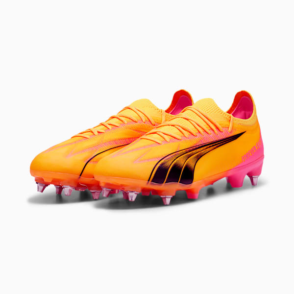 Botines de fútbol ULTRA Ultimate MxSG, Sun Stream-PUMA Black-Sunset Glow, large-ARG