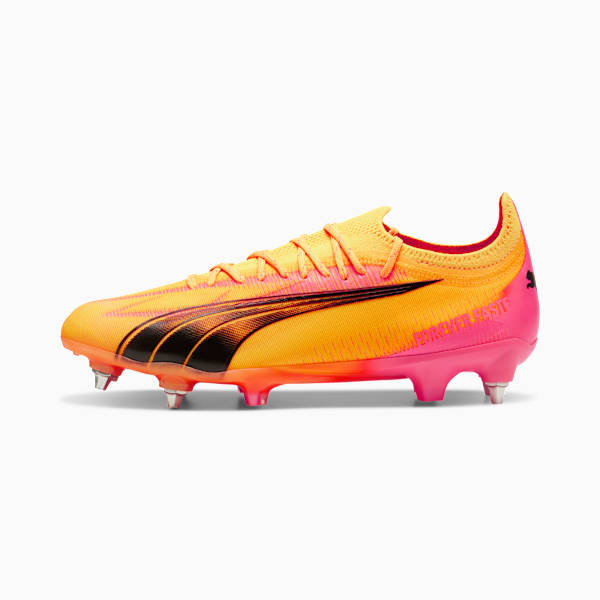Botines de fútbol ULTRA Ultimate MxSG, Sun Stream-PUMA Black-Sunset Glow, large-ARG