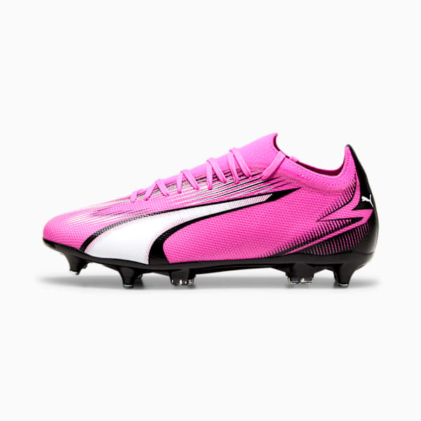 ULTRA MATCH MxSG Football Boots, Poison Pink-PUMA White-PUMA Black, large-ZAF
