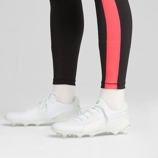 Tacos de futbol KING ULTIMATE FG/AG, PUMA White-PUMA Silver, large-MEX