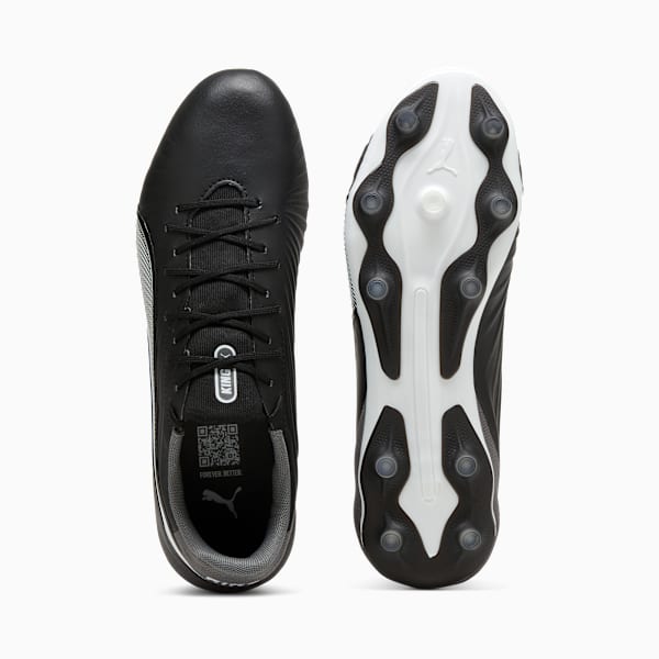 Tacos de futbol KING MATCH FG/AG, PUMA Black-PUMA White-Cool Dark Gray, large-MEX
