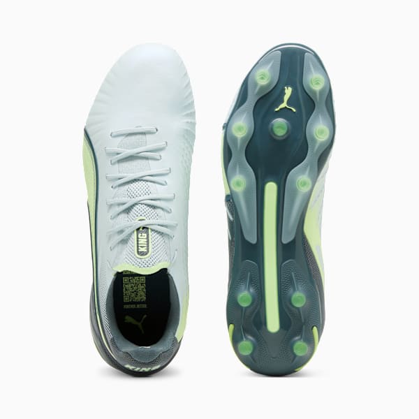 KING ULTIMATE FG/AG Football Boots Women, Frosted Dew-Fizzy Apple-Gray Skies, large-MEX
