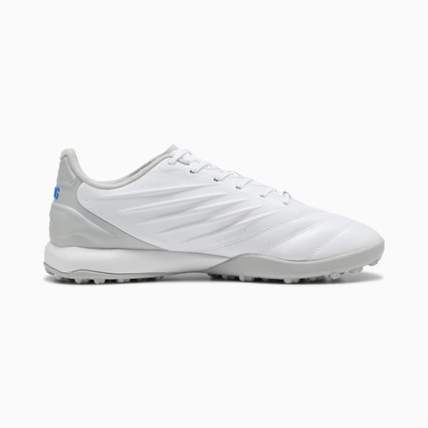 Tacos de futbol KING PRO TT, PUMA White-Bluemazing-Flat Light Gray, large-MEX