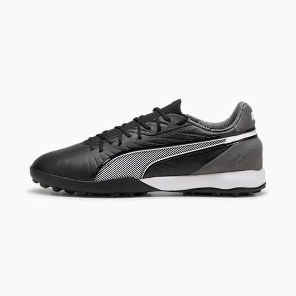 Tacos de futbol KING MATCH TT, PUMA Black-PUMA White-Cool Dark Gray, large-MEX