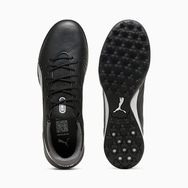 Tacos de futbol KING MATCH TT, PUMA Black-PUMA White-Cool Dark Gray, large-MEX