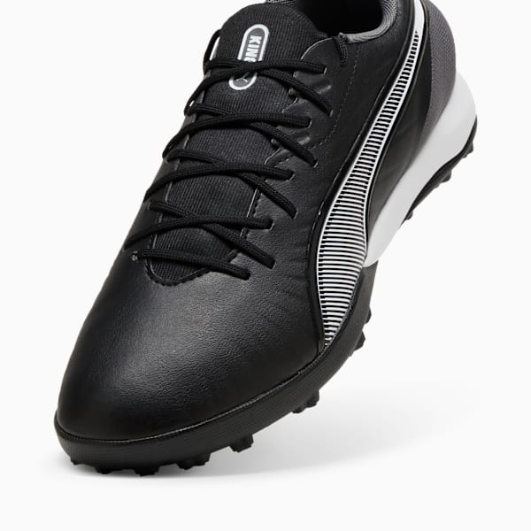Tacos de futbol KING MATCH TT, PUMA Black-PUMA White-Cool Dark Gray, large-MEX