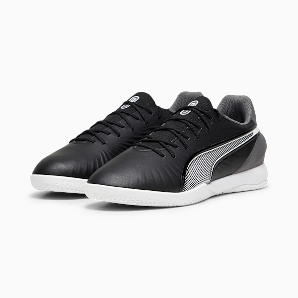 Tacos de futbol KING MATCH IT, PUMA Black-PUMA White-Cool Dark Gray, large-MEX