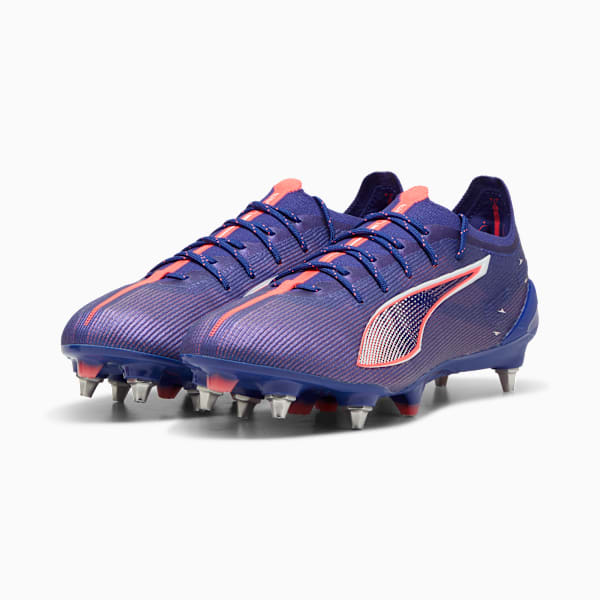 Botines de fútbol ULTRA 5 ULTIMATE MxSG, Lapis Lazuli-PUMA White-Sunset Glow, large-ARG