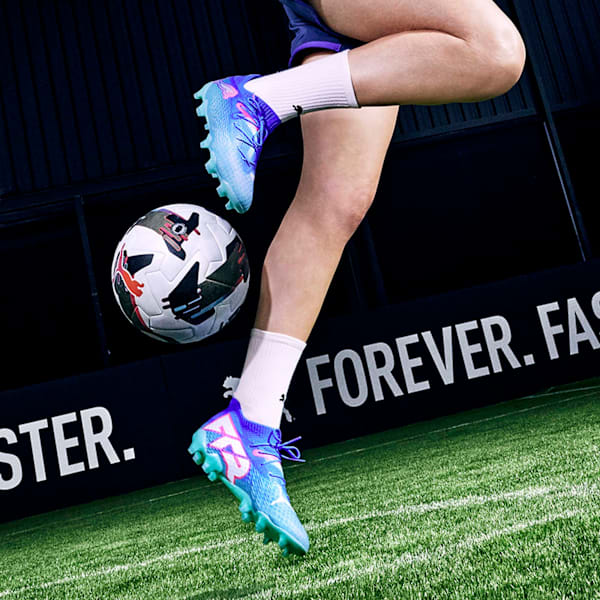 Botines de fútbol FUTURE 7 ULTIMATE FG/AG para mujer, Bluemazing-PUMA White-Electric Peppermint, large-ARG