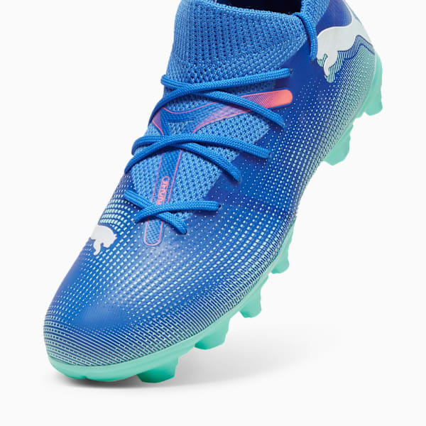 Tacos de fútbol FUTURE 7 MATCH FG/AG, Bluemazing-PUMA White-Electric Peppermint, large-MEX
