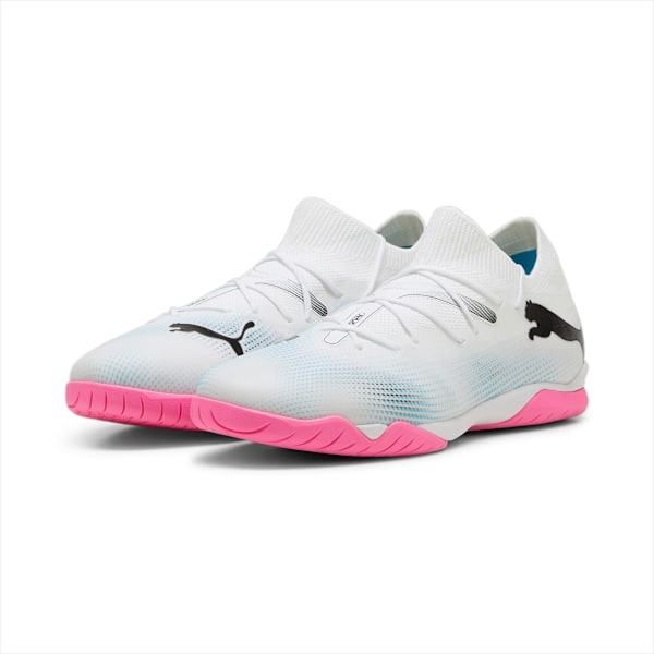 Botín de fútbol FUTURE 7 MATCH IT, PUMA White-PUMA Black-Poison Pink, large-ARG