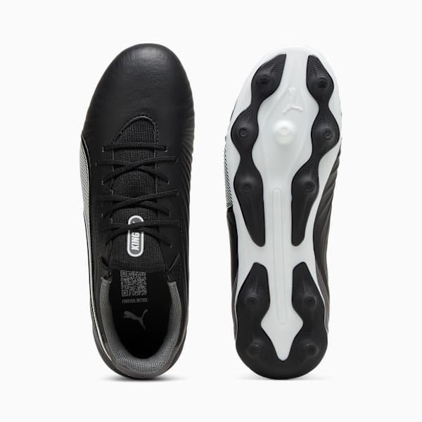 Tacos de futbol KING MATCH FG/AG, PUMA Black-PUMA White-Cool Dark Gray, large-MEX