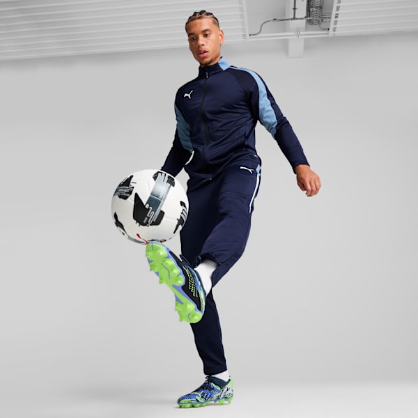 FUTURE 7 PRO+ FG/AG Football Boots, Gray Skies-PUMA White-Fizzy Apple, large-MEX