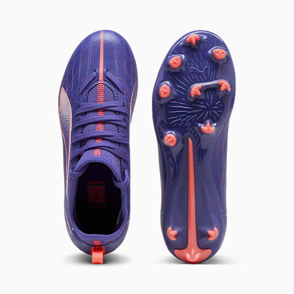 Tacos de fútbol ULTRA 5 MATCH FG/AG, Lapis Lazuli-PUMA White-Sunset Glow, large-MEX