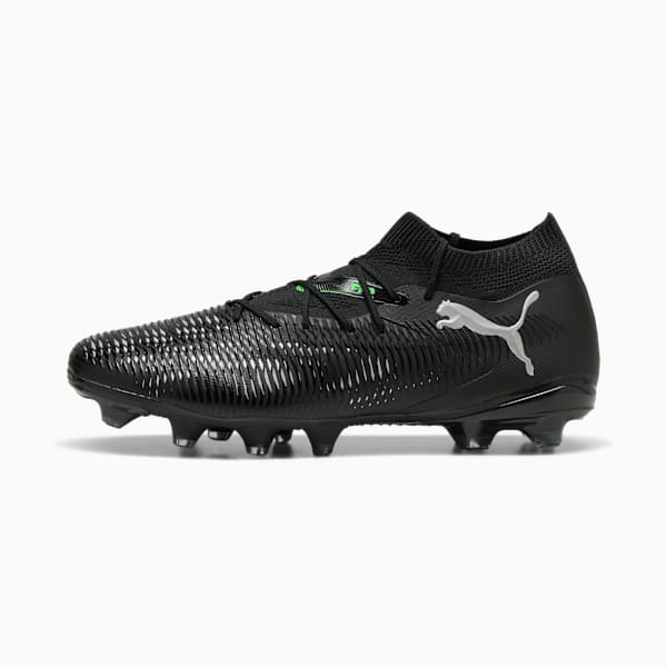 Botines de fútbol FUTURE 8 MATCH FG/AG, PUMA Black-Cool Light Gray-Fluo Green, large-ARG