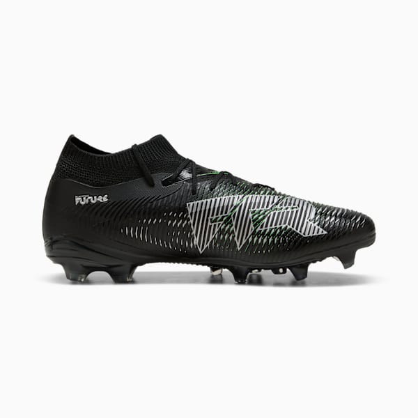 Tacos de fútbol FUTURE 8 MATCH FG/AG, PUMA Black-Cool Light Gray-Fluo Green, large-MEX