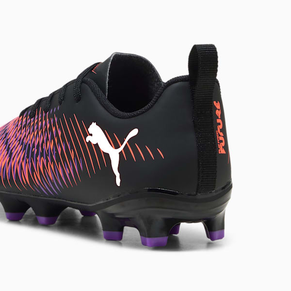 Tacos de fútbol FUTURE 8 PLAY FG/AG para adolescentes, PUMA Black-PUMA White-Glowing Red, large-MEX