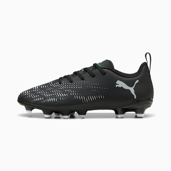 Tacos de fútbol FUTURE 8 PLAY FG/AG para adolescentes, PUMA Black-Cool Light Gray-Fluo Green, large-MEX