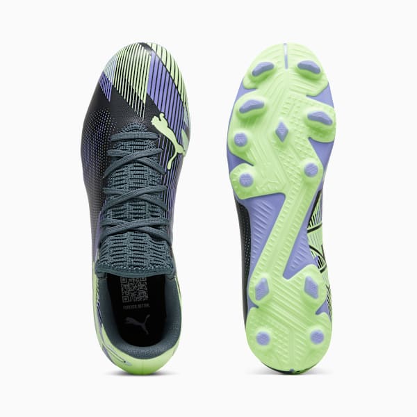 Botines de fútbol FUTURE 7 PLAY FG/AG ADP, Gray Skies-Elektro Purple-Fizzy Apple-PUMA White, large-ARG