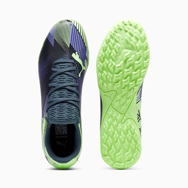 Botines de fútbol Future 7 Play TT ADP, Gray Skies-Elektro Purple-Fizzy Apple-PUMA White, large-ARG