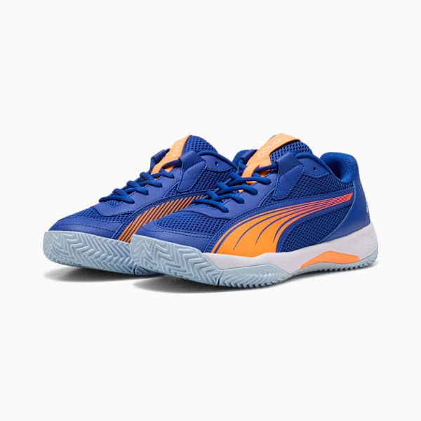 Tenis de pádel NOVA Court, Vivid Blue-Heat Fire-PUMA White, large-MEX