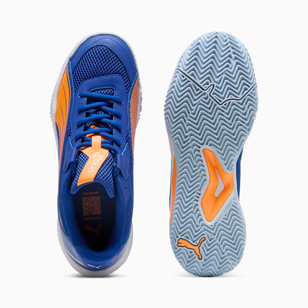 Tenis de pádel NOVA Court, Vivid Blue-Heat Fire-PUMA White, large-MEX