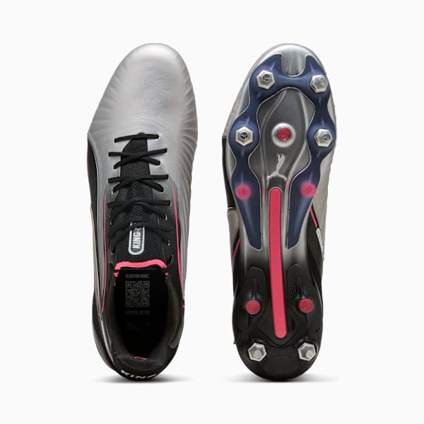 KING ULTIMATE MxSG Football Boots Unisex, PUMA Silver-PUMA Black-Sun Struck-PUMA White, large-ZAF