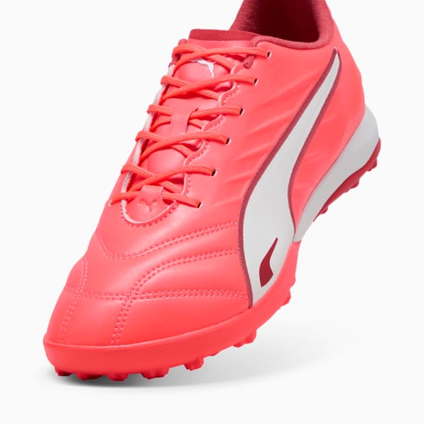 Tacos de fútbol KING MATCH TT, Glowing Red-PUMA White-Red Fire, large-MEX