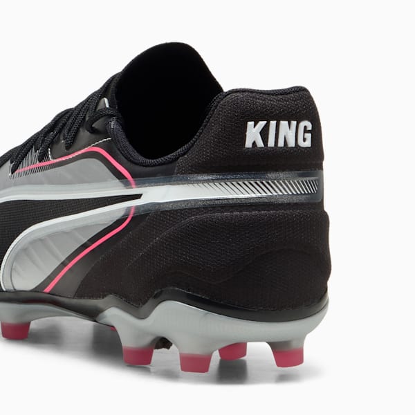 Tacos de fútbol KING MATCH FG/AG, PUMA Silver-PUMA Black-Sun Struck-PUMA White, large-MEX