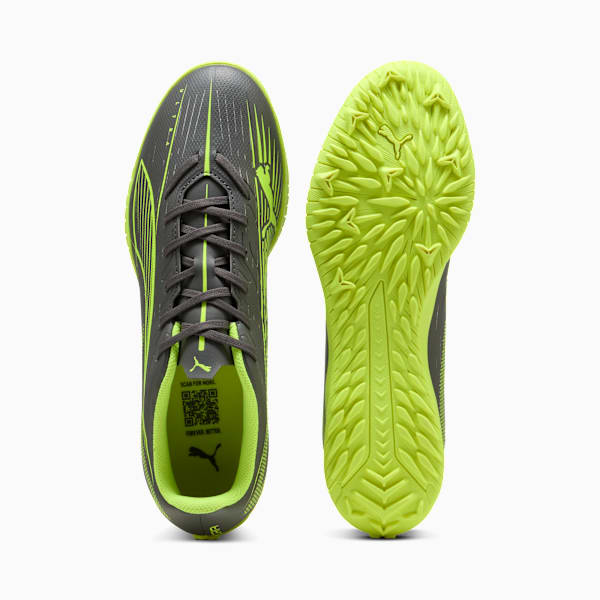 Tacos de fútbol ULTRA 5 PLAY TT, Matte Aged Silver-Yellow Alert-Puma Aged Silver, large-MEX